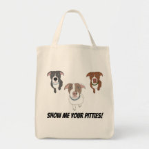 Show Me Your Pitties Tote (3 Dogs)