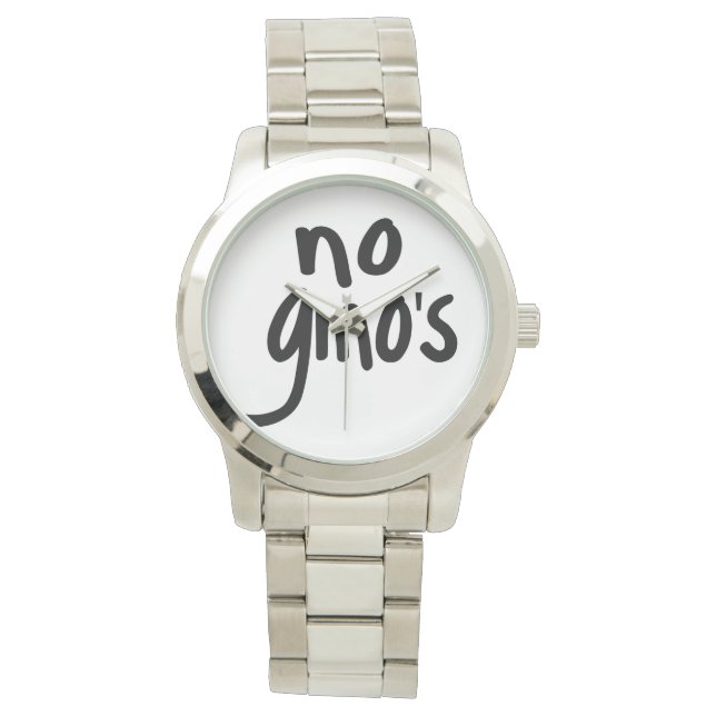 Show No GMO's to Eat Healthy and Require Labelling Watch (Front)