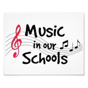 Show off Music in Our Schools Photo Print