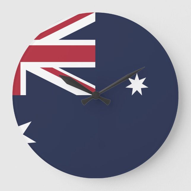 Show off your colors - Australia Large Clock (Front)