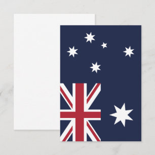 Show off your colors - Australia Thank You Card