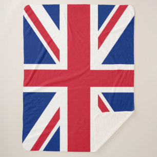 Show off your colors - United Kingdom Sherpa Blanket