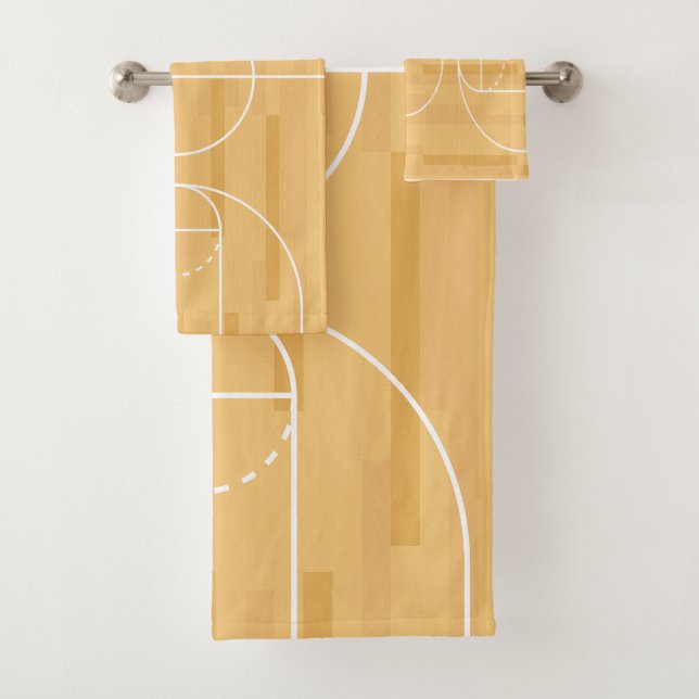Show off your colours - Basketball Bath Towel Set (Insitu)