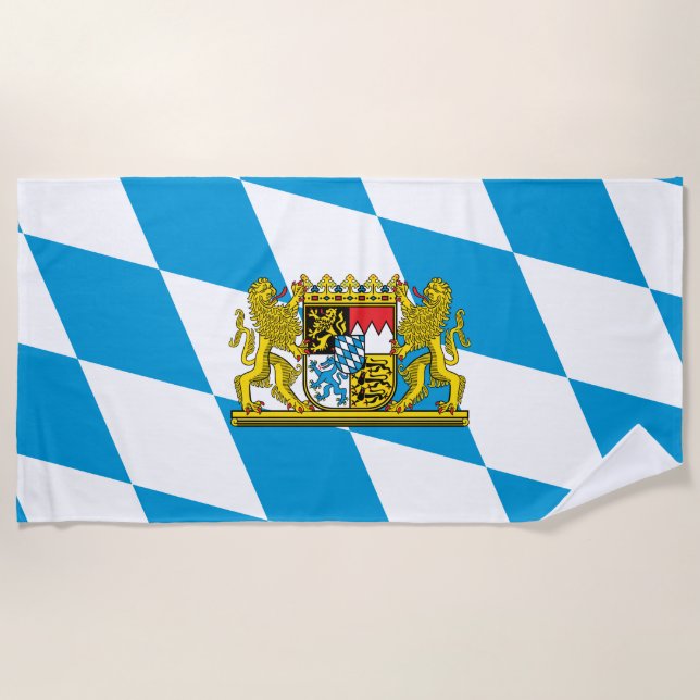 Show off your colours - Bavaria Beach Towel (Front)