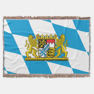 Show off your colours - Bayern/Bavaria Throw Blanket