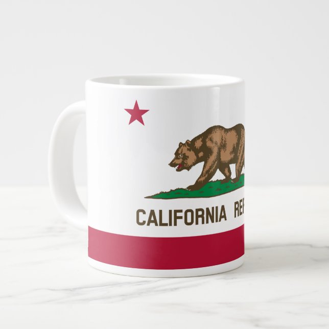 Show off your colours - California Large Coffee Mug (Front Left)