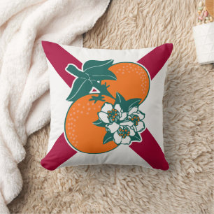 Show off your colours - Florida Throw Pillow