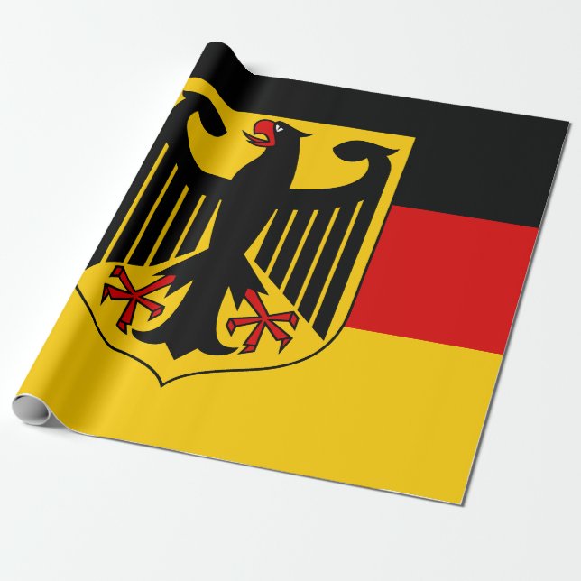 Show off your colours - Germany Wrapping Paper (Unrolled)