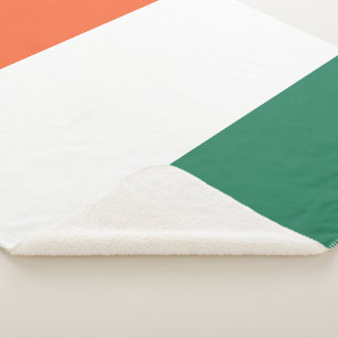 Show off your colours – Ireland Sherpa Blanket