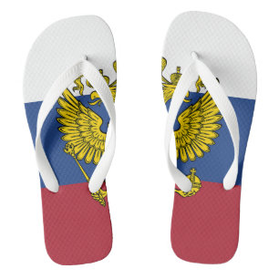 Show off your colours - Russia Flip Flops