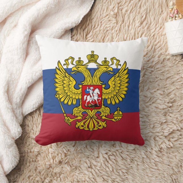 Show off your colours - Russia Throw Pillow (Blanket)