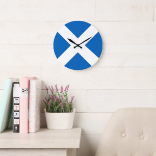 Show off your colours – Scotland Large Clock