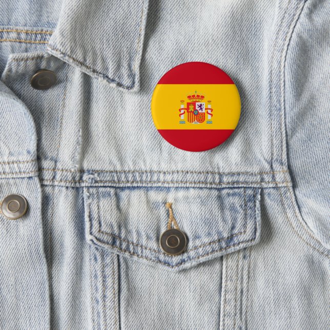 Show off your colours - Spain 2 Inch Round Button (In Situ)