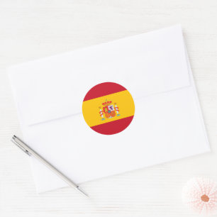 Show off your colours - Spain Classic Round Sticker