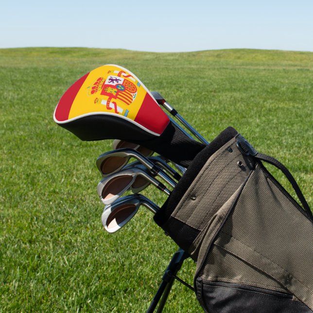 Show off your colours - Spain Golf Head Cover (In Situ)