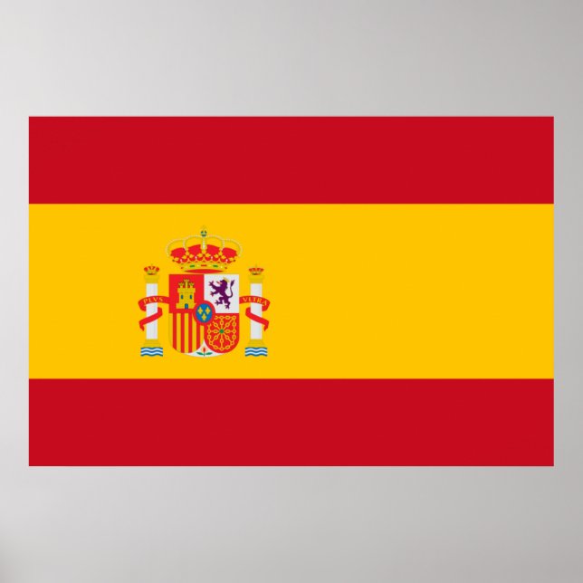 Show off your colours - Spain Poster (Front)