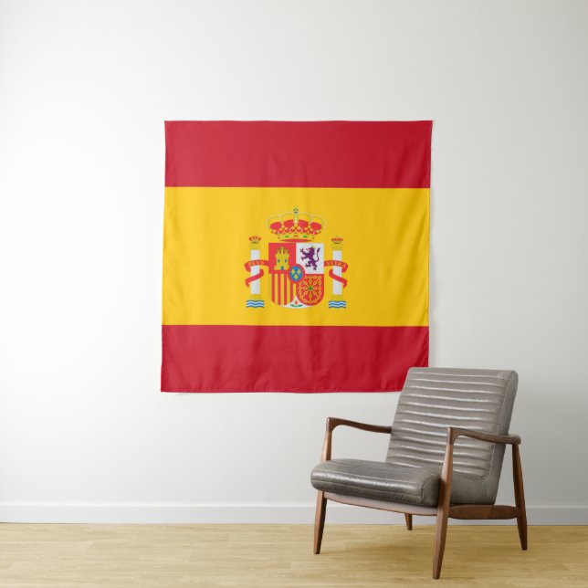 Show off your colours - Spain Tapestry (In Situ (Horizontal))