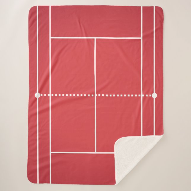 Show off your colours - Tennis Sherpa Blanket (Front)