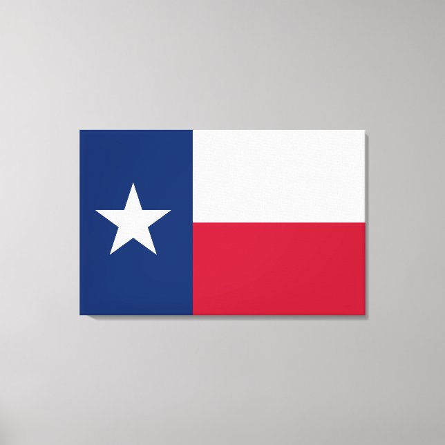 Show off your colours - Texas Canvas Print (Front)