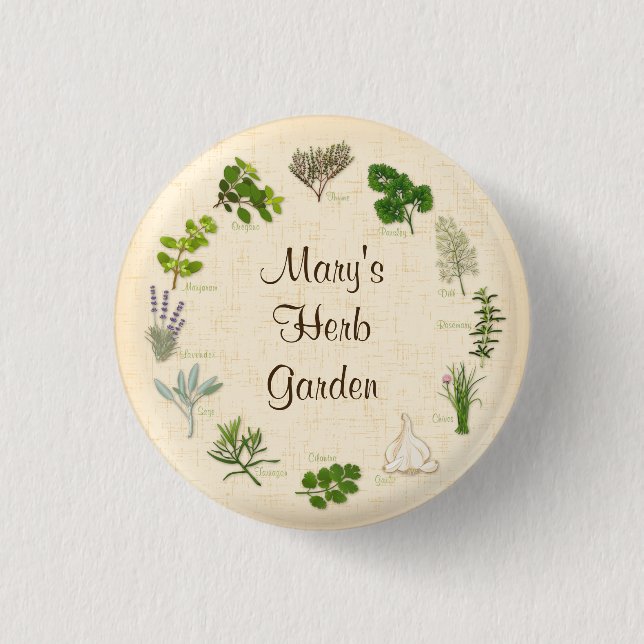 Show off Your Herb Garden Button (Front)