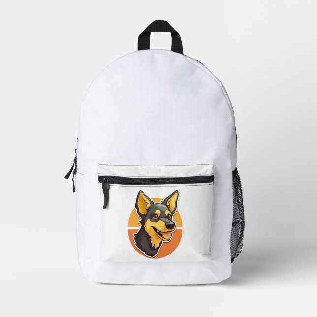 Show off your love for the Lancashire Heeler with  Printed Backpack (Front)