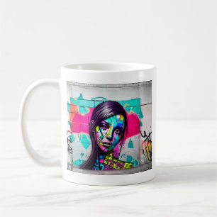 Show off your True Colours   Graffiti Ai Generated Coffee Mug