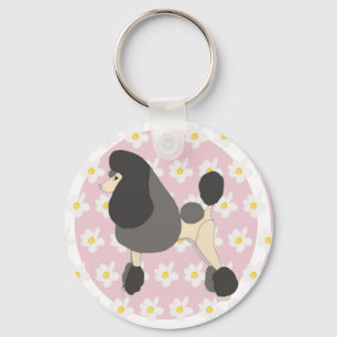 Show Poodle Keychain