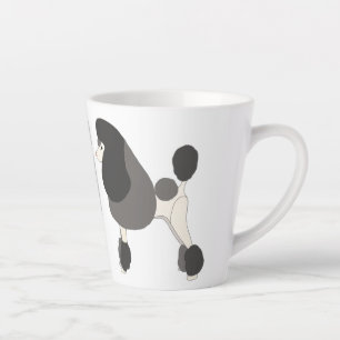 Show Poodle Latte Mug