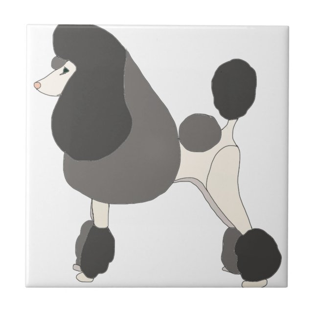Show Poodle Tile (Front)