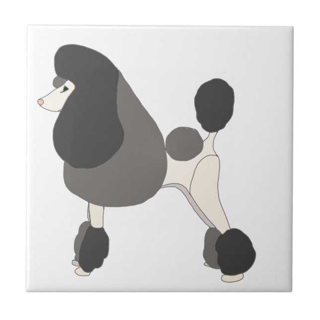 Show Poodle Tile (Front)