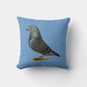 Show Racer Dark Check Throw Pillow