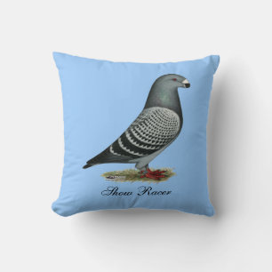 Show Racer Light Check Throw Pillow