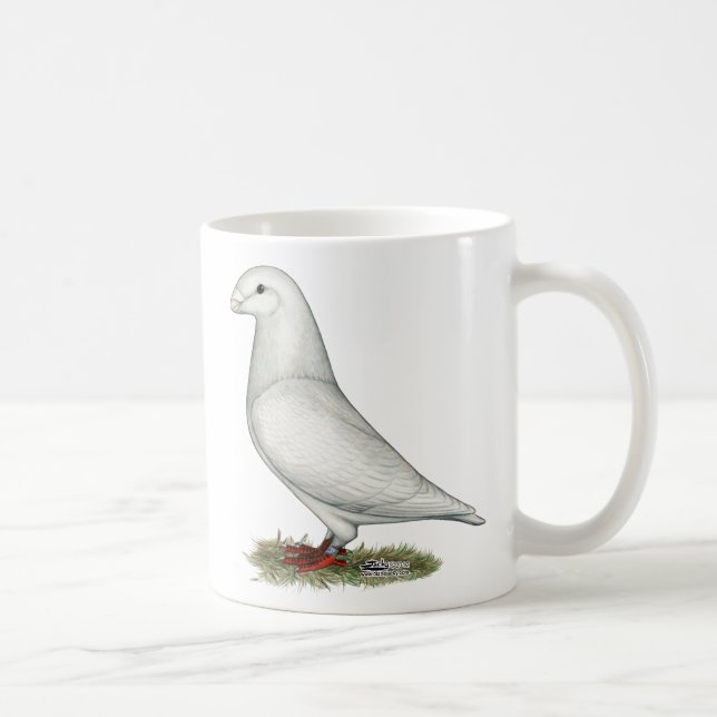 Show Racer White Coffee Mug (Right)