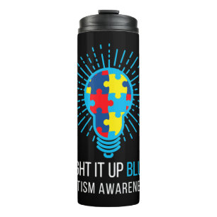 Show Support For Autism Acceptance With This Colou Thermal Tumbler