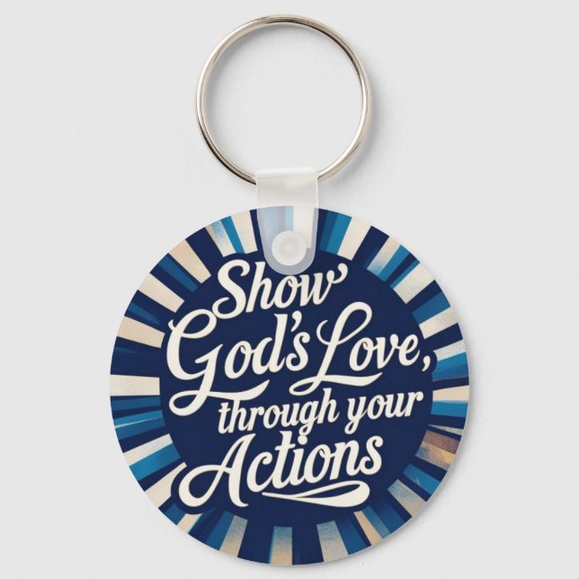 Show the world keychain (Front)
