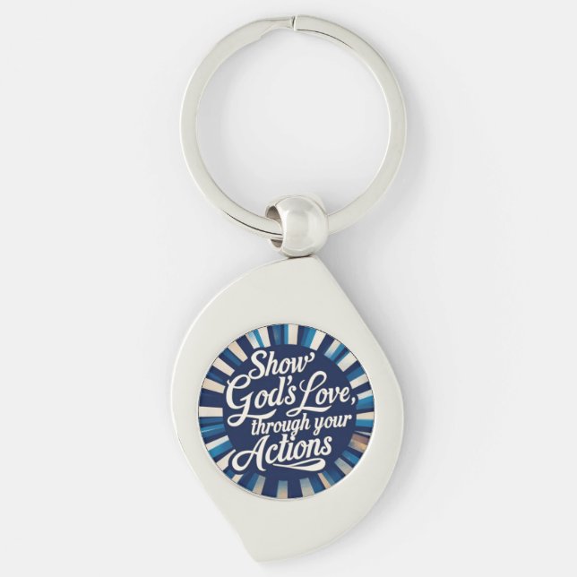 Show the world keychain (Front)