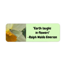 SHOW YOU CARE - LABEL - EARTH LAUGHS IN FLOWERS