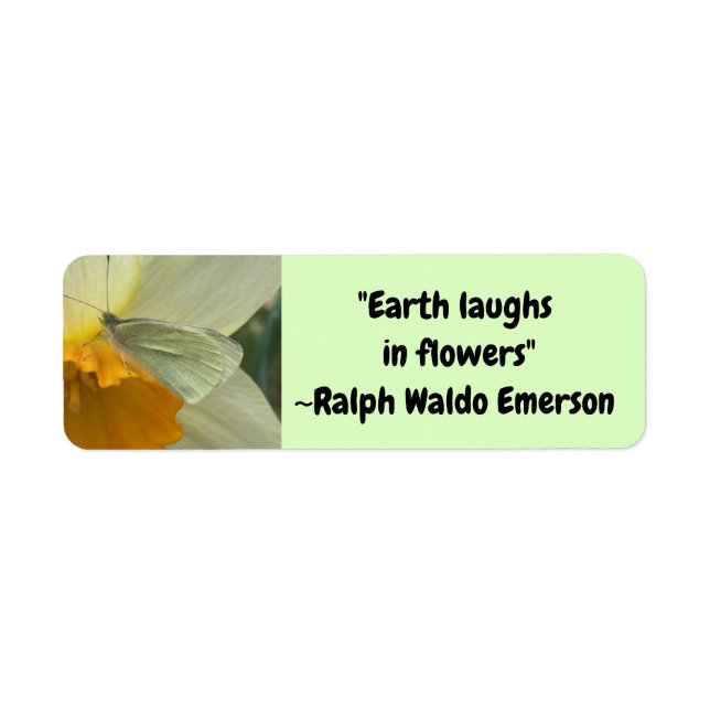 SHOW YOU CARE - LABEL - EARTH LAUGHS IN FLOWERS (Front)