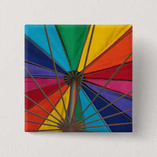 Show Your Beach Colours! 2 Inch Square Button