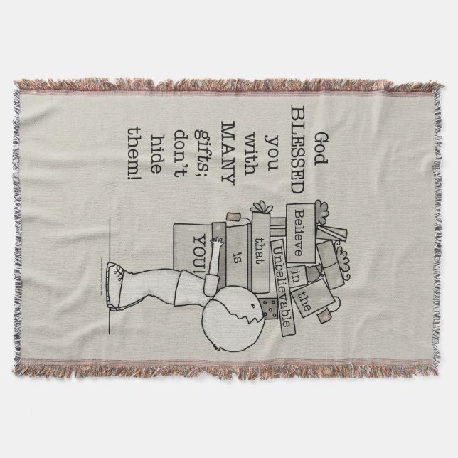 Show Your Gifts Throw Blanket (Front)