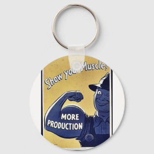 Show Your Muscle Keychain