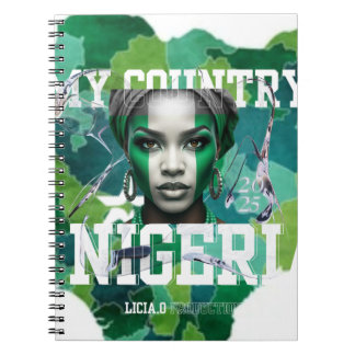 Show your Naija pride in style! with lycia oe Notebook