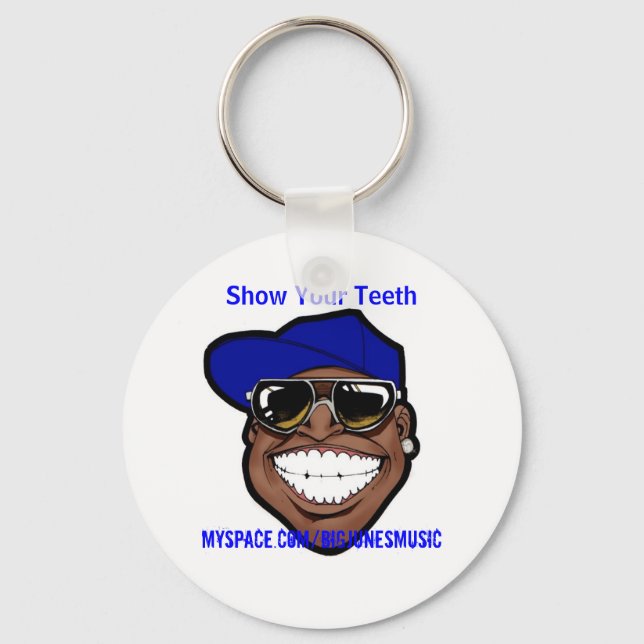 Show Your Teeth key chain (Front)