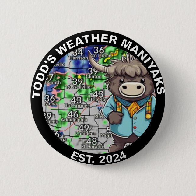 Show Your Yak Spirit! 2 Inch Round Button (Front)