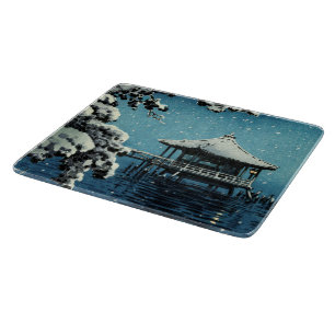Showa Era, Winter by Tsuchiya Koitsu Cutting Board