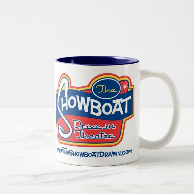 Showboat Drive In Two Tone Mug  11oz. (Right)