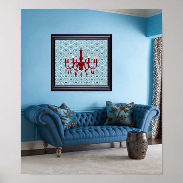 Showcase Art: Graceful Chandelier ~ Print (Front)