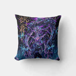 Showcase paint6 throw pillow