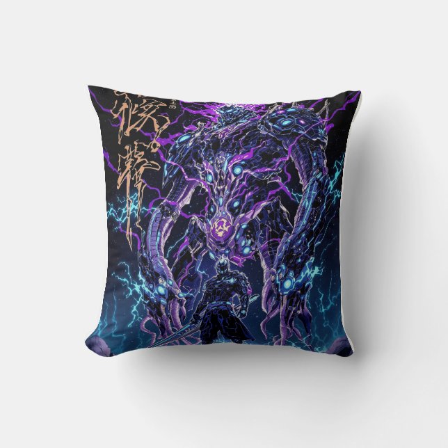 Showcase paint6 throw pillow (Front)