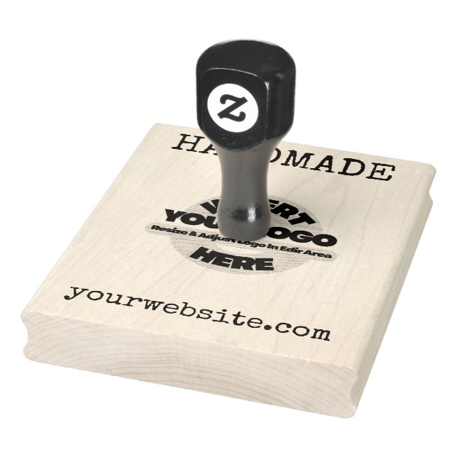 Showcase your creativity with our Handmade Website Rubber Stamp (Stamp)